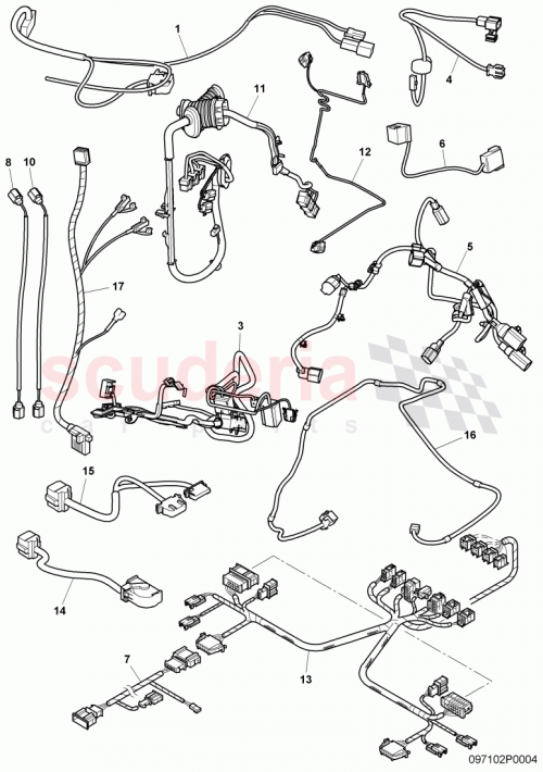 Part Diagram for Bentley 3W5972067B