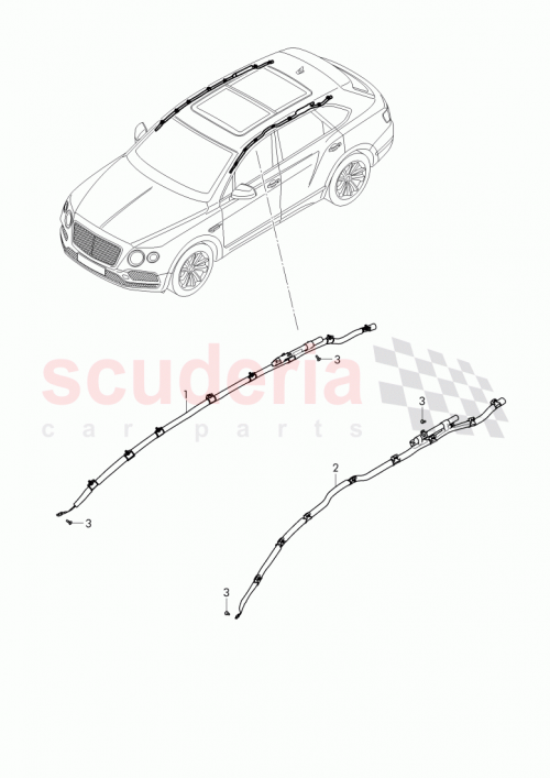 Part Diagram for Bentley 36A880741E