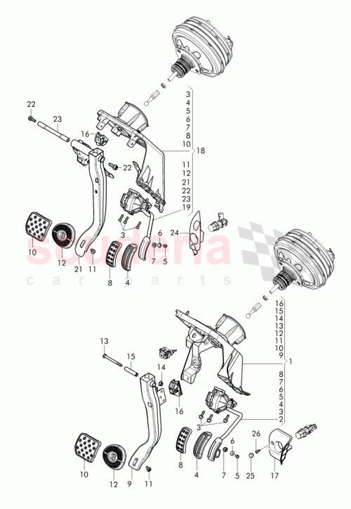 Part Diagram for Bentley 3W1 723 031 AB