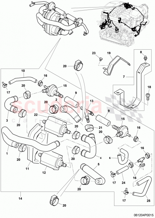 Part Diagram for Bentley 3W0612925BD