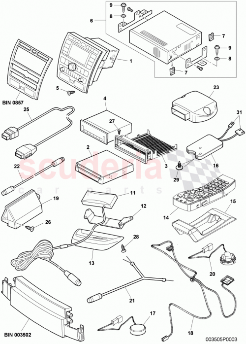 Part Diagram for Bentley 3W0 971 965