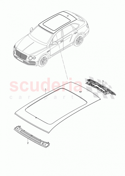 Part Diagram for Bentley 36A 817 017 H