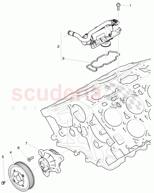 Part Diagram for Bentley 07D121008B