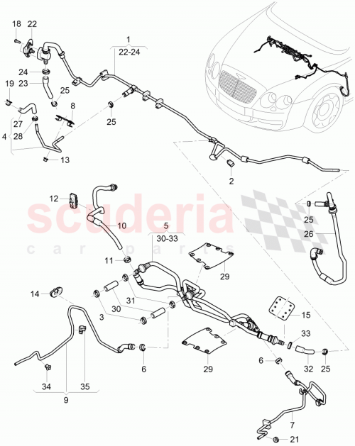 Part Diagram for Bentley 3W0614769C