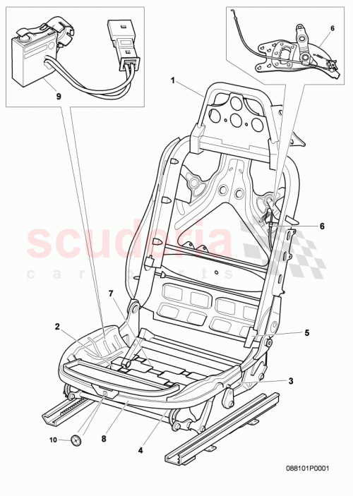 Part Diagram for Bentley 3W8 881 681 A