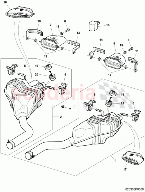 Part Diagram for Bentley 1K0253835