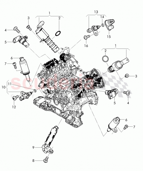 Part Diagram for Bentley 079 919 125