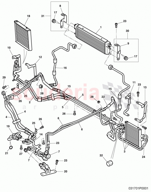 Part Diagram for Bentley 3W0 317 830 B