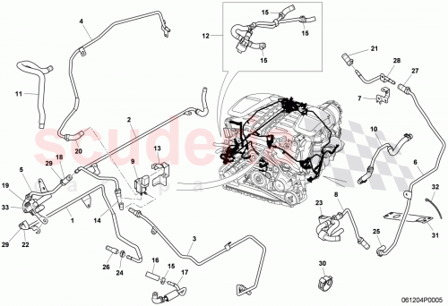 Part Diagram for Bentley 3W0612925N