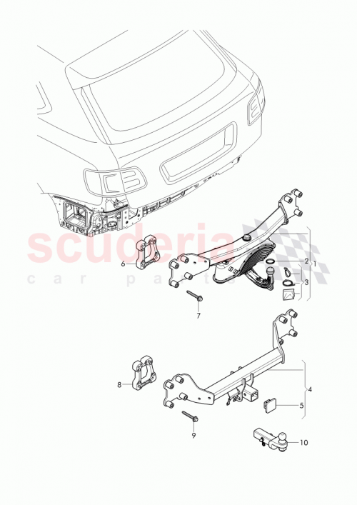 Part Diagram for Bentley 4M0898493A