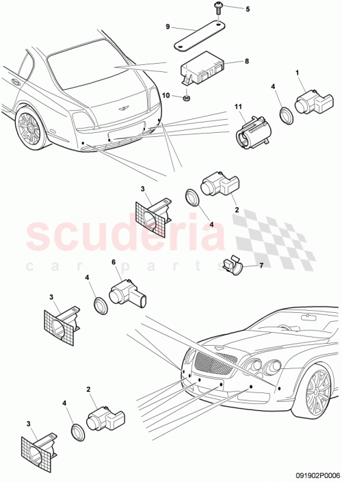 Part Diagram for Bentley 1S0919275CGRU