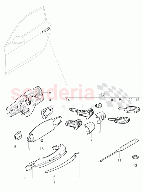 Part Diagram for Bentley 3W0 959 753 BP
