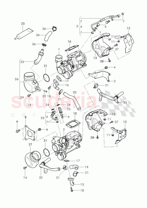 Part Diagram for Bentley 07V 145 324 A