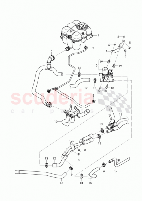 Part Diagram for Bentley 8E0820036