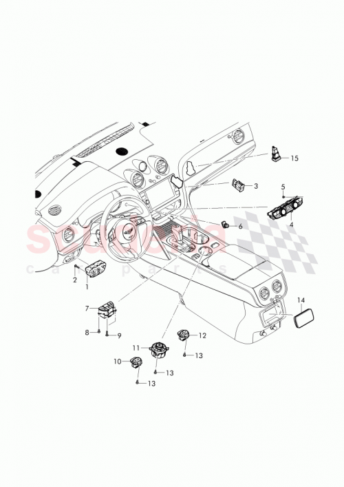 Part Diagram for Bentley 5Q0919237WGI