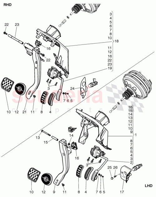 Part Diagram for Bentley N10526603