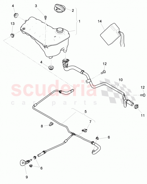 Part Diagram for Bentley 3Y0 122 472 B
