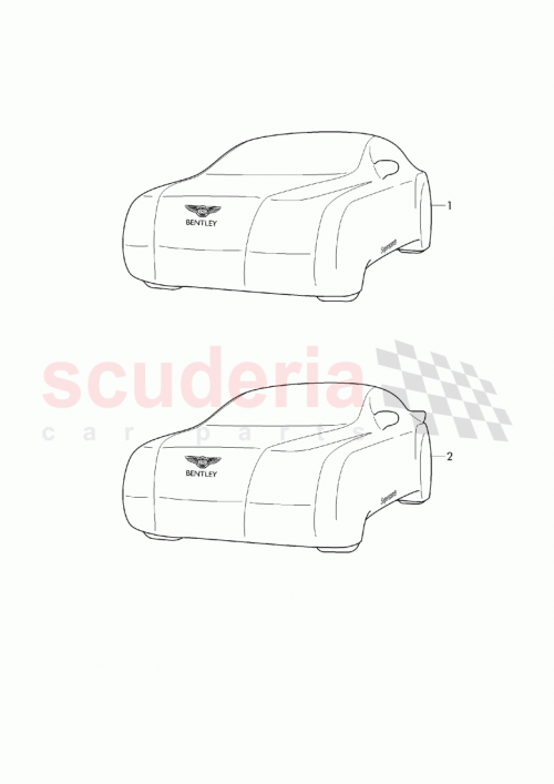 Part Diagram for Bentley 3W8 861 985 AT
