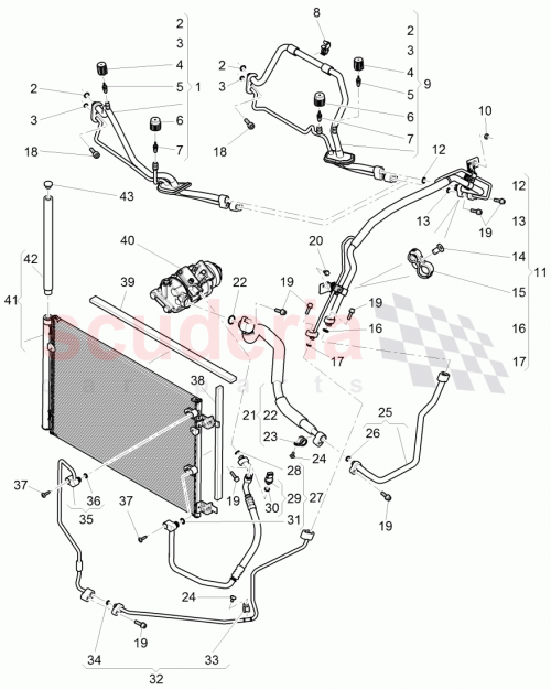 Part Diagram for Bentley 3W0 260 713 B