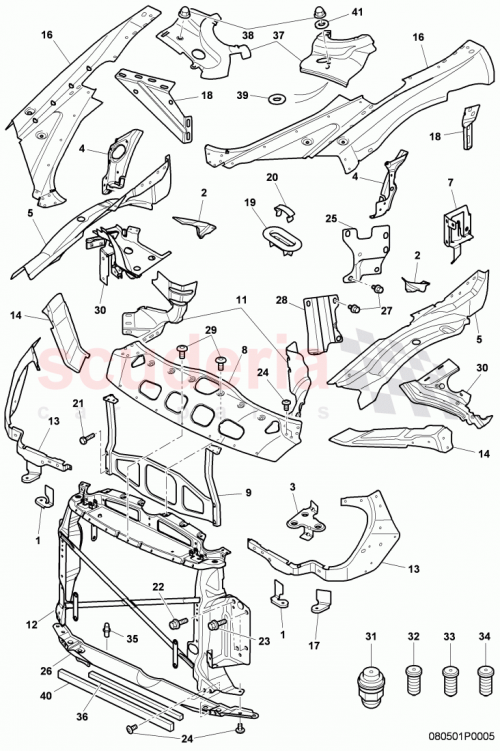 Part Diagram for Bentley 3W8 809 581 Q