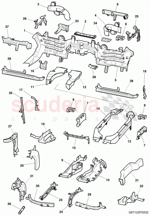 Part Diagram for Bentley 3D0971047B