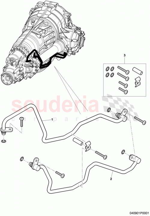 Part Diagram for Bentley 3W0498117