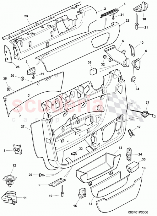 Part Diagram for Bentley 3W0868517