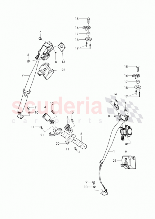 Part Diagram for Bentley 3W0 857 805 B