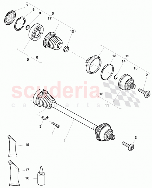 Part Diagram for Bentley 3W0501203A
