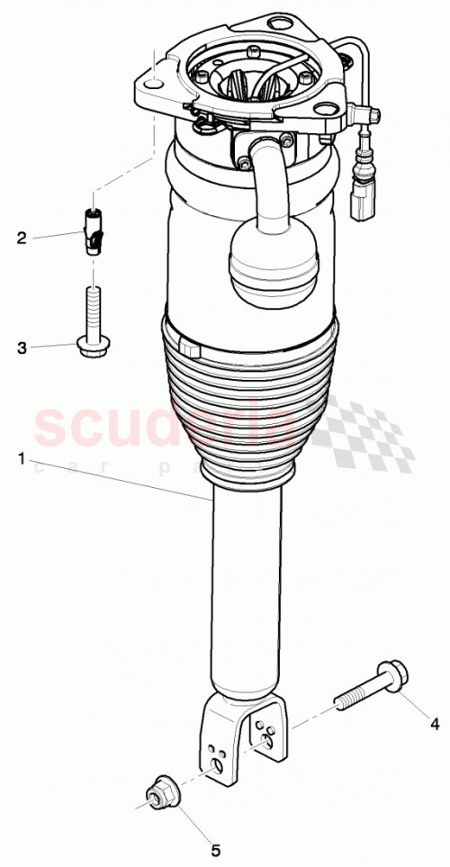 Part Diagram for Bentley 3W7616001J