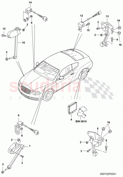 Part Diagram for Bentley N90444602