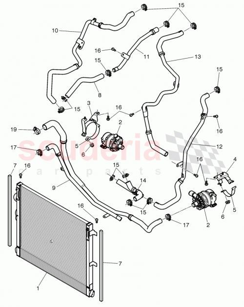 Part Diagram for Bentley 3Y0145708
