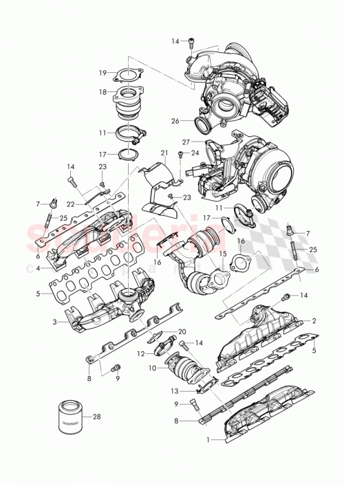 Part Diagram for Bentley N 910 461 01