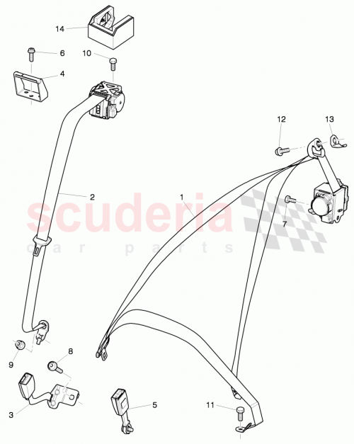 Part Diagram for Bentley 3Y5857807B