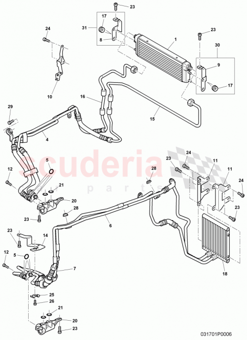 Part Diagram for Bentley 3W0317027