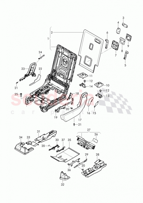 Part Diagram for Bentley 36A 883 617