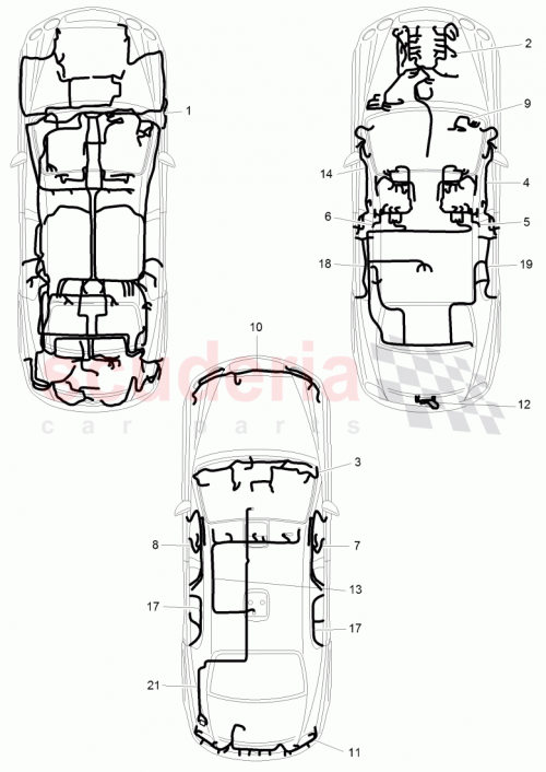 Part Diagram for Bentley 3W0971064G