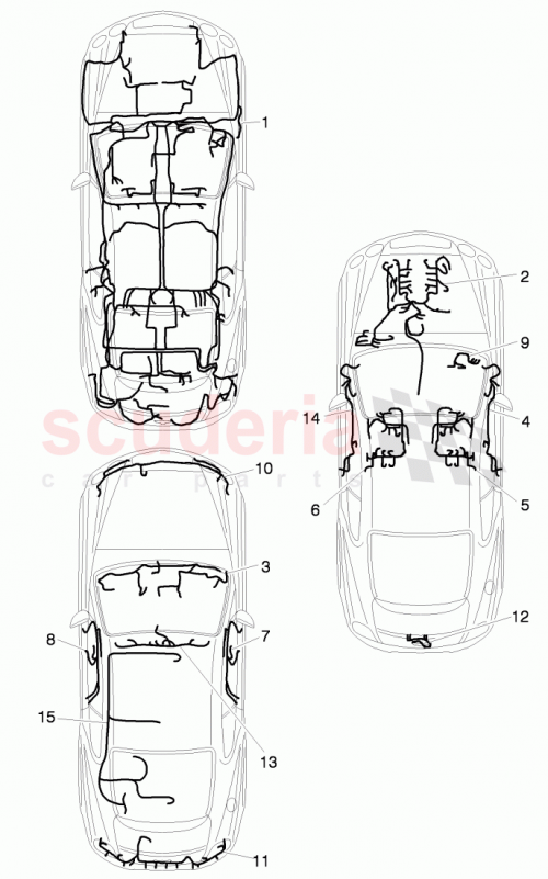 Part Diagram for Bentley 3W7 971 019 BA