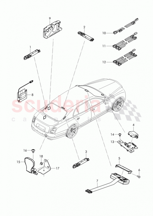 Part Diagram for Bentley 3W0 035 526