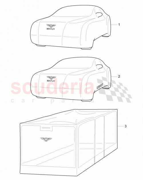 Part Diagram for Bentley 3W7 861 985 Q