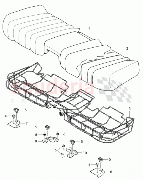 Part Diagram for Bentley 4W0 886 154 A