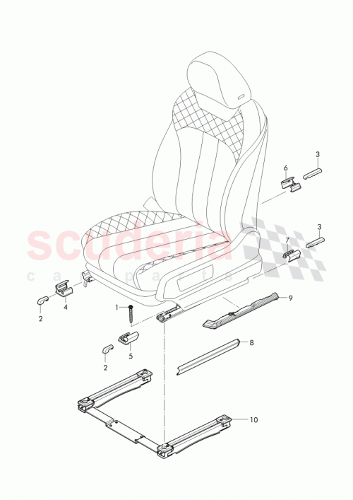 Part Diagram for Bentley 36A881098B