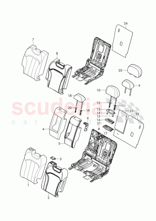 Part Diagram for Bentley 36A 885 747 A