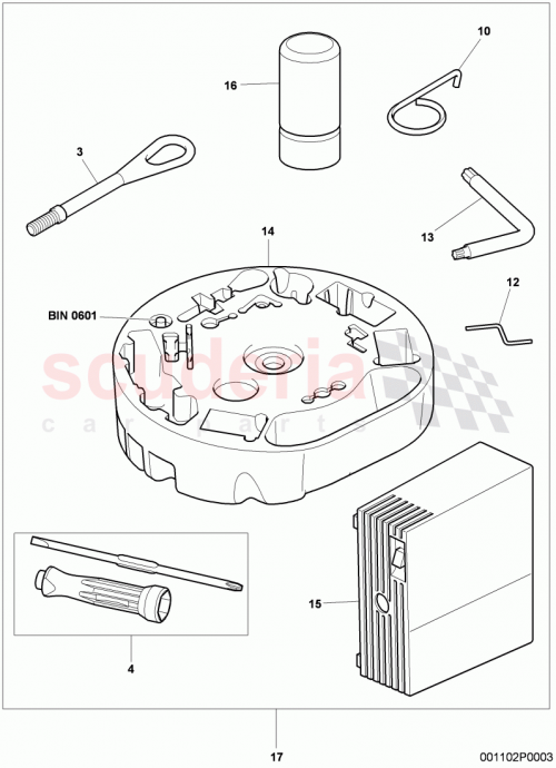 Part Diagram for Bentley 3W8 012 021 A