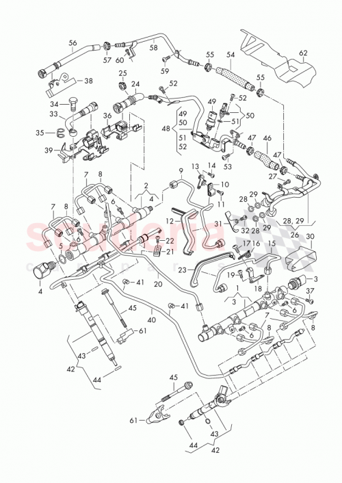 Part Diagram for Bentley WHT 002 287 C