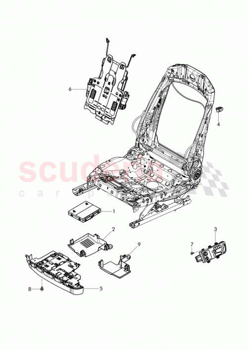 Part Diagram for Bentley 3W3959760