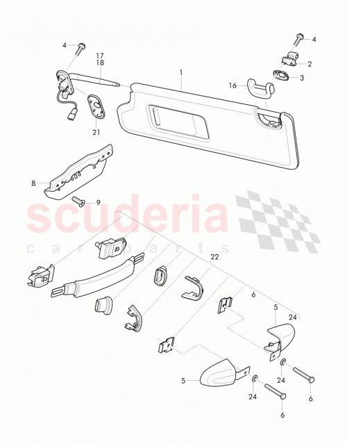 Part Diagram for Bentley 3W0 857 561 F