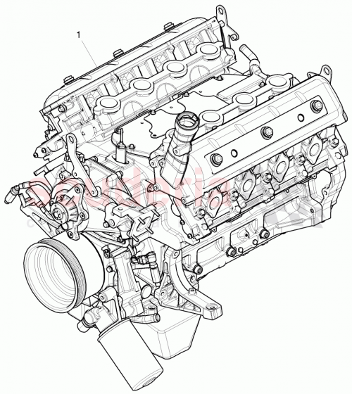 Part Diagram for Bentley 07V100011D