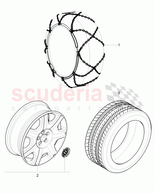 Part Diagram for Bentley 3W0 860 907