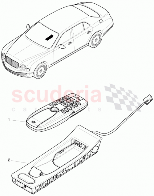 Part Diagram for Bentley 3Y0 035 624 B